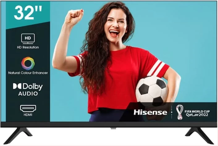 Hisense 32 – Inch HD LED Digital TV 32A5200F With In-Built Free To Air Digital Receiver, USB, HDMI – Black