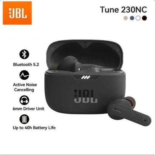 Share this product   Jbl Tune 230NC TWS Wireless Bluetooth Noise Cancelling Earbuds - Black