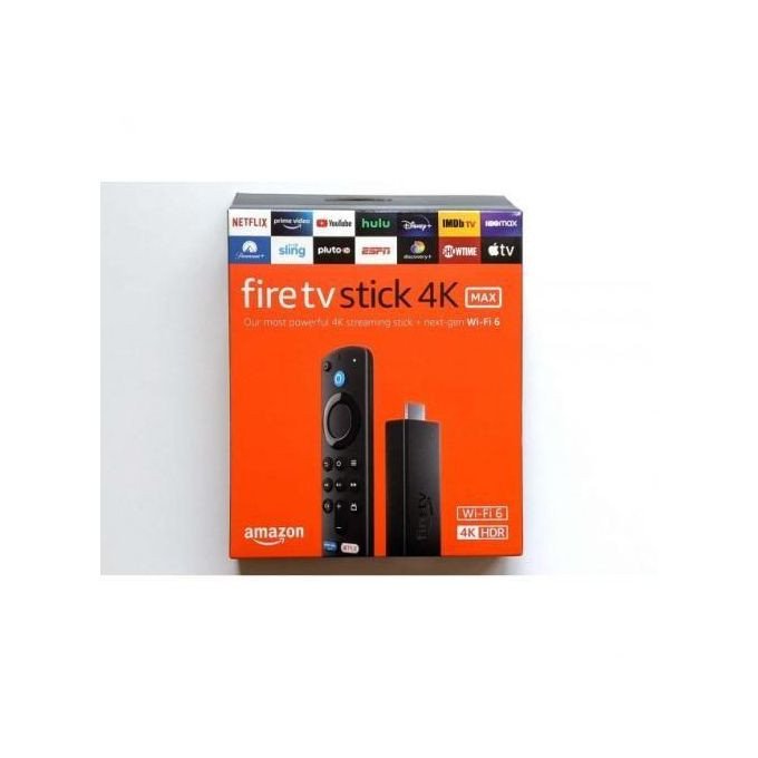 Amazon Fire TV Stick 4K MAX With Alexa Voice Remote-Black