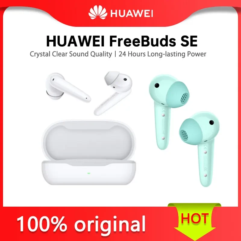 HUAWEI FREE BUDS SE Crystal clear sound quality(24 hours playtime