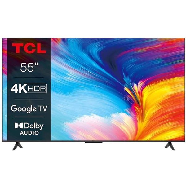 TCL 55 Inch 55P635 4K UHD HDR Google Tv - Black